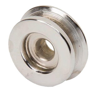 Powergen Pulley, 3/8" Belt Single Groove Chrome Photo Main