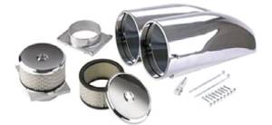 Shotgun Style Intake Scoop/ Air Cleaner - "Smooth" For Dual Quads Photo Main