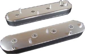 Chevrolet Valve Covers Fabricated Chevy LS-1 , Brushed Photo Main