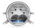 Chevrolet Parts -  Chevrolet Car Dakota Digital - VHX System - Six Gauge System Alloy Style Face Blue Backlight - Fits Stock Dash