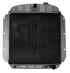 Chevrolet Parts -  Chevrolet Radiator (Copper-Brass), V8 Small Block, 4 Core With Trans Cooler Chevy Truck Will Not Fit GMC