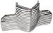 Chevrolet Parts -  Chevrolet Car Grille -Laser Cut (Gangster Grille), Polished Stainless