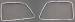 Chevrolet Parts -  Chevrolet Truck Window Reveal Mouldings Left and Right Side Stainless
