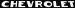 Chevrolet Parts -  Truck Decal. "Chevrolet" Script Tailgate. White