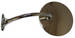 Chevrolet Parts -  Chevrolet Car Exterior Rear View Mirror, Bolt On. 4-1/2", Left Side