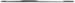 Chevrolet Parts -  Chevrolet Car Grille Center Strip. Stainless, For Street Rod. No Holes For Emblem Or Crank