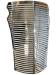 Chevrolet Parts -  Chevrolet Car Grille -Laser Cut (Gangster Grille), Polished Stainless With Even Bar Sizing