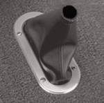  Parts -  Emergency Brake Hand Brake Boot (Lokar Brand) Transmission Mounted With Brushed Billet Trim