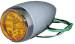 Chevrolet Parts -  Chevrolet Car Led Tail Light Assembly (3" Round) Primered Housing. Amber 12 Volt