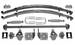 Chevrolet Parts -  Truck Axle Mounting Kit-Rear Bolt On -47-54 Chevrolet Pickup With Gas Shocks