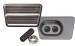  Parts -  Brake Pedal, Billet Rectangular Black Anodized