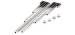  Parts -  Spark Plug Billet Aluminum Universal Ignition Wire Loom - Bowtie