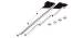  Parts -  Spark Plug Billet Aluminum Universal Ignition Wire Loom - Smooth