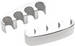  Parts -  Wire Separator -Billet Aluminum Universal Ignition 4-Wire Floating Mount - Polished