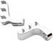  Parts -  Wire Separator-Billet Aluminum Universal Ignition 3-Wire Valve Cover Mount - Polished