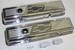  Parts -  Valve Covers Billet Chevy SB, Bowtie - Short