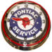  Parts -  Clock Red Neon Pontiac Service