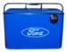 Ford Parts -  Car Coolers Blue - Vintage "Ford" Cooler Includes Mini Tray And Side Mount Bottle Opener