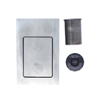  Parts -  Fuel Door - Rectangular, Flat Lid. 90 Degree Mount