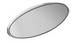  Parts -  Rear View Mirror, Fatties Super - Oval Head 4-1/2" X 1-3/4" Polished