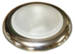  Parts -  Dome Light, Universal With Polished Smooth Bezel. 4-3/4" Dia., White Glass Lens