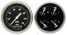  Parts -  Instrument Gauges - 5" Speedo and Quad-Cluster - Hot Rod Series With Curved Lens (Black Face) 12v