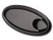  Parts -  Door Handles, Interior -Black, Billet Aluminum Oval