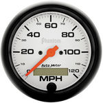  Parts -  Instrument Gauges - Auto Meter Phantom Series 3-3/8" 0-120 Mph Electronic/ Programmable Speedometer