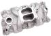 Chevrolet Parts -  Chevrolet Intake Manifold -Satin Cyclone, Chevy Small Block (Non Egr)
