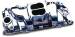 Chevrolet Parts -  Chevrolet Intake Manifold -Polished Cyclone, Chevy Big Block (Oval Ports)