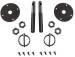  Parts -  Hood Pin Set Chrome 3/16" Torsion Pin Style 