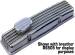 Chevrolet Parts -  Chevrolet Valve Cover Polished Aluminum Small Block Chevy 1957-86 "Finned" - Short With Hole