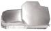 Chevrolet Parts -  Chevrolet Oil Pan 1955-79 Small Block Chevy283-350 Champion Style - Driver Side Dipstick (7 Qts) -Zinc Plated