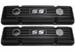 Chevrolet Parts -  Chevrolet Valve Covers - Chevy Sb, Tall With 'Ss' Logo, Black Finned Aluminum
