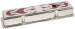 Chevrolet Parts -  Chevrolet Valve Cover Chrome "Red Flame" 1958-86 Small Block Chevy 283-350 Short - Baffled