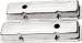 Chevrolet Parts -  Chevrolet Valve Cover Chrome 1958-86 Small Block Chevy 283-350 Short - Baffled (Includs Grommets)
