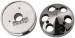 Chevrolet Parts -  Alternator Pulley - Satin Aluminum, Small Block Chevy, Single Groove