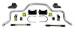 Chevrolet Parts -  Chevrolet Sway Bar -Rear, 1940 Chevy Car. Fits Chassis Engineering Rear Suspension Kit