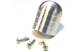  Parts -  Wire Port Housing - Billet Dome Style Firewall Mount